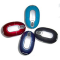 Wireless Mini Optical Mouse w/ USB Receiver & Silver Trim (3.25"x1.75"x1")